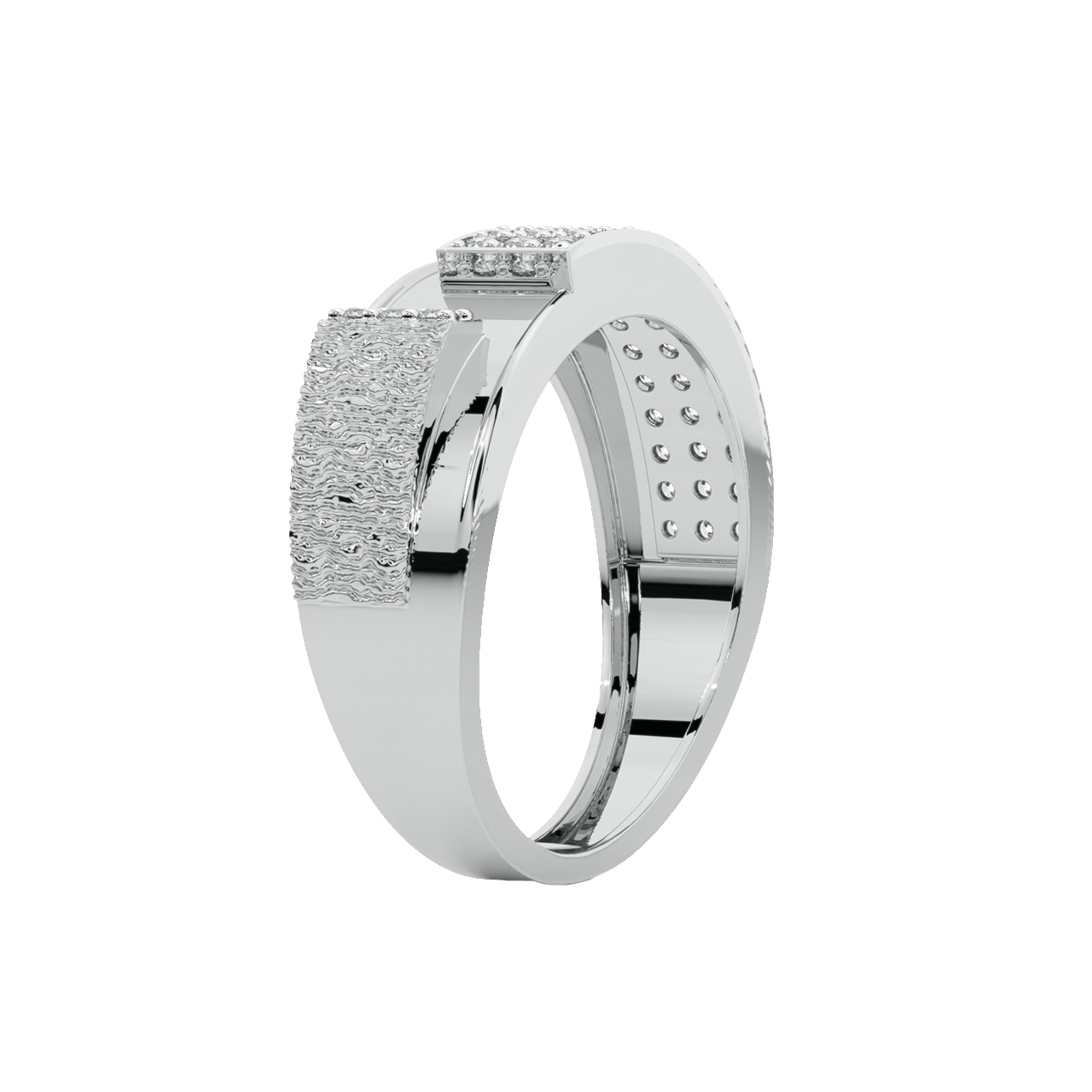 Carl Round Diamond Ring For Men